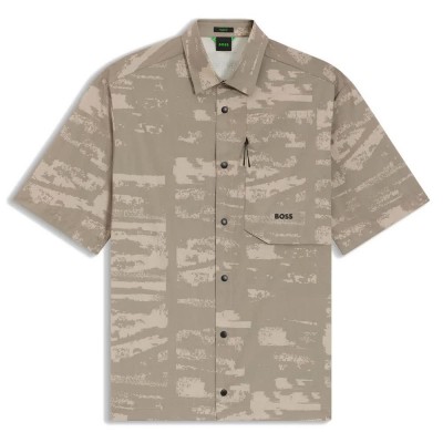 риза,с,къс,ръкав,дамски,ризи,мъжки,ризи,boss,globe,print,10277766,short,sleeve,shirt,beige,(light,pastel,green)