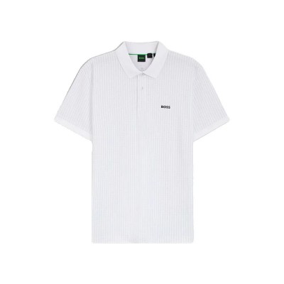 дамски,блузи,с,яка,мъжки,блузи,с,яка,boss,goc,birdie,3,short,sleeve,polo,white,(white)