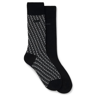 чорапи,мъжки,чорапи,дамски,чорапи,boss,ministar,10278326,socks,2,pairs,black,(black)