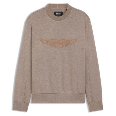 блуза,мъжки,пуловери,boss,soleri,242,10277919,sweatshirt,brown,grey,(open,grey)