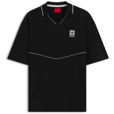 дамски,блузи,с,яка,мъжки,блузи,с,яка,hugo,daryo,10269696,short,sleeve,polo,black,(black)
