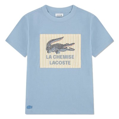 тениска,мъжки,тениски,дамски,тениски,lacoste,947553,short,sleeve,t,shirt,blue,(chambray)
