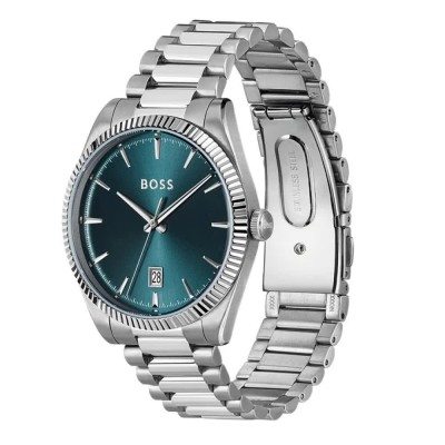 часовник,часовници,boss,1514309,40mm,watch,silver,(silver,silver,blue)