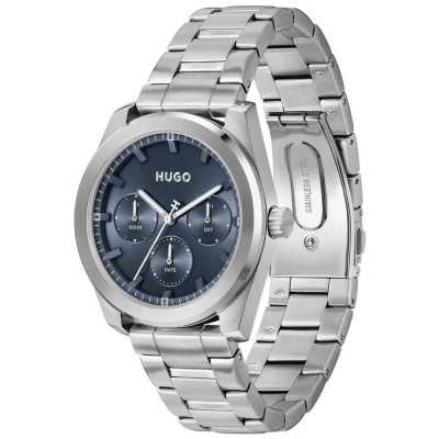 часовник,часовници,hugo,1530424,42mm,watch,silver,(silver,blue)