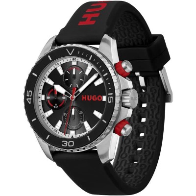 часовник,часовници,hugo,1530427,44mm,watch,silver,(black,black)