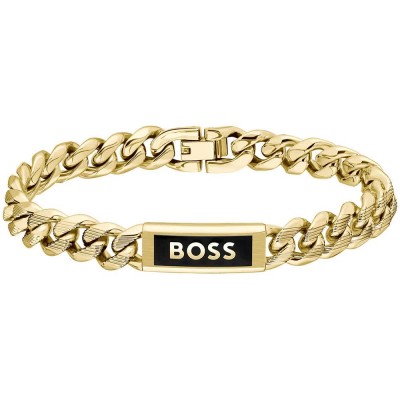 бижутерия,hugo,1580680m,bracelet,golden,(gold,black)