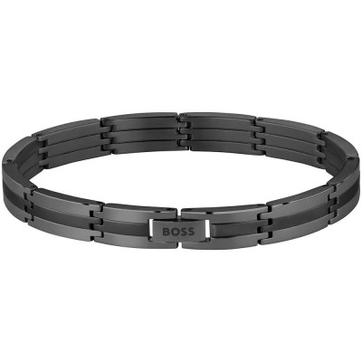 бижутерия,hugo,1580804,bracelet,silver,(black,silver)