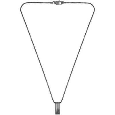 бижутерия,hugo,1580834,necklace,silver,(black)