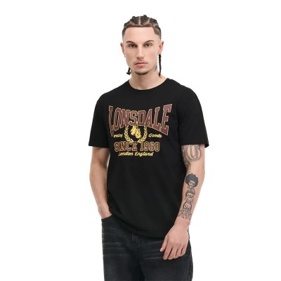 тениска,мъжки,тениски,дамски,тениски,lonsdale,aycliffe,short,sleeve,t,shirt,black,(black,oxblood,yellow)