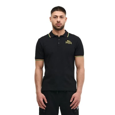 дамски,блузи,с,яка,мъжки,блузи,с,яка,lonsdale,sounds,four,short,sleeve,polo,black,(black,rainbow)