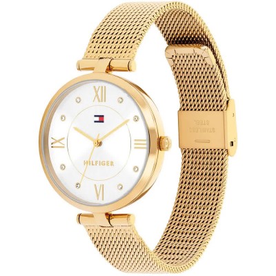 часовник,часовници,tommy,hilfiger,ella,34mm,woman,watch,golden,(gold,gold)