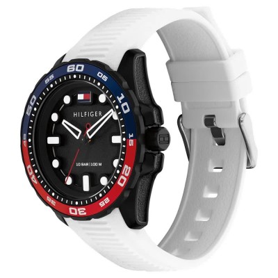часовник,часовници,tommy,hilfiger,regatta,42mm,watch,silver,(white,black)