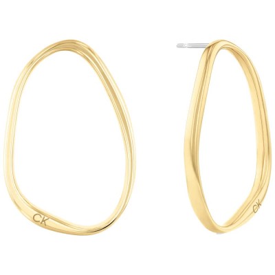 бижутерия,calvin,klein,elongated,drops,earrings,golden,(gold)