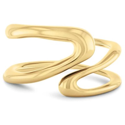 бижутерия,calvin,klein,statement,links,ring,golden,(gold)
