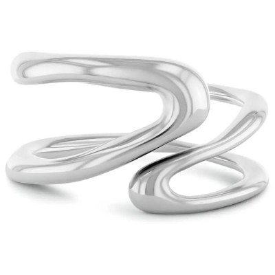 бижутерия,calvin,klein,statement,links,ring,silver,(silver)