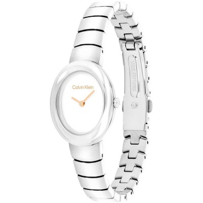 часовник,часовници,calvin,klein,twisted,bezel,24mm,woman,watch,silver,(silver,white)