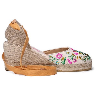 дамски,еспадрили,toni,pons,castell,wedge,espadrilles,beige,(floral)
