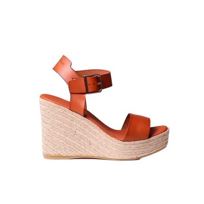 сандали,на,платформа,дамски,сандали,и,чехли,toni,pons,olot,esparto,wedge,sandals,orange,(leather)