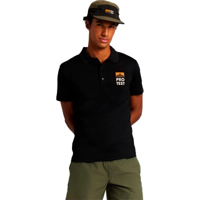 дамски,блузи,с,яка,мъжки,блузи,с,яка,protest,callen,short,sleeve,polo,black,(true,black)