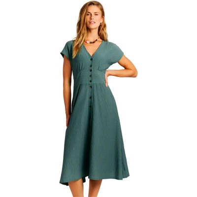 рокля,дамски,поли,и,рокли,protest,nieve,short,sleeve,midi,dress,green,(laurel,green)