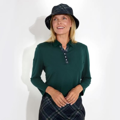блуза,мъжки,пуловери,дамски,пуловери,abacus,golf,limerick,3,4,sleeve,woman,sweater,green,(course,green)