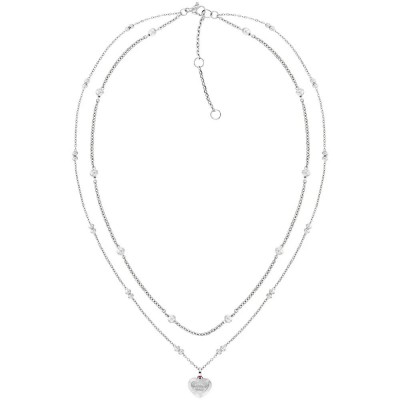 бижутерия,tommy,hilfiger,2781009,necklace,silver,(silver,red)