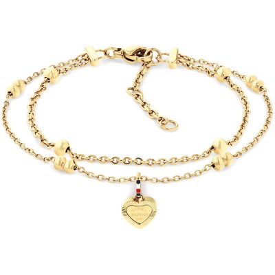 бижутерия,tommy,hilfiger,2781012,bracelet,golden,(gold,red)