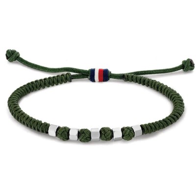 бижутерия,tommy,hilfiger,2790680,bracelet,green,(green,silver)
