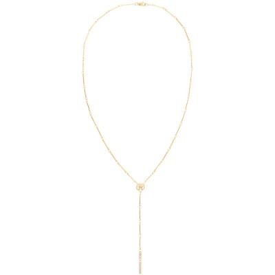 бижутерия,tommy,hilfiger,barch,necklace,golden,(gold,white,crystals)