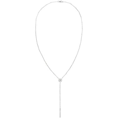 бижутерия,tommy,hilfiger,barch,necklace,silver,(silver,white,crystals)