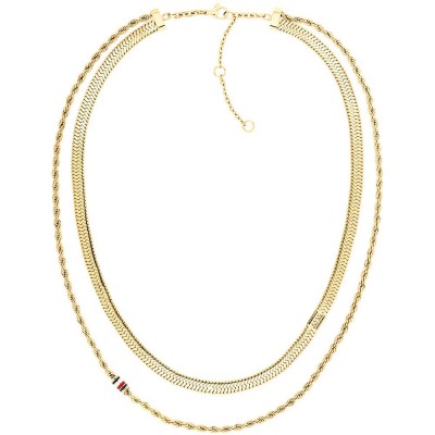 бижутерия,tommy,hilfiger,layse,necklace,golden,(gold)