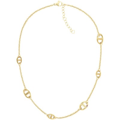 бижутерия,tommy,hilfiger,marina,2781022,necklace,golden,(gold)
