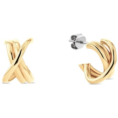 бижутерия,tommy,hilfiger,naukn,earrings,golden,(gold,red)