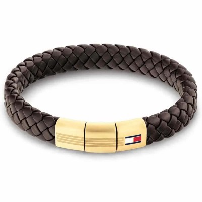 бижутерия,tommy,hilfiger,rbrbe,bracelet,brown,(brown,gold)
