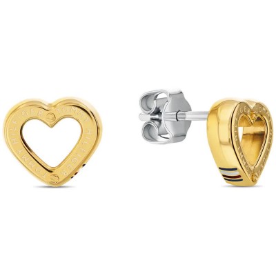 бижутерия,tommy,hilfiger,toghe,earrings,golden,(gold)