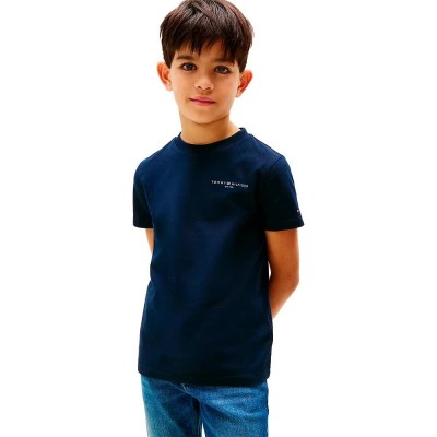 тениска,мъжки,тениски,дамски,тениски,tommy,hilfiger,mini,corp,logo,short,sleeve,t,shirt,blue,(dark,night,navy)