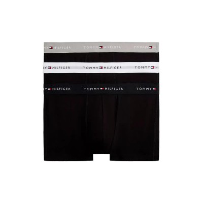 боксерки,мъжко,бельо,tommy,hilfiger,um0um03890,trunk,boxers,3,units,black,(grey,heather,black,white)