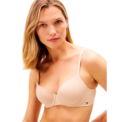 дамско,бельо,дамски,бикини,и,танкини,tommy,hilfiger,uw0uw06044,demi,bra,beige,(misty,blush)