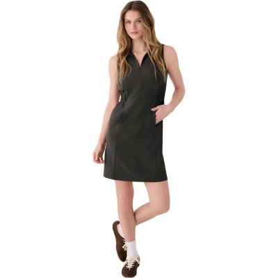 рокля,дамски,поли,и,рокли,lolë,olivie,shirt,sleeveless,short,dress,green,(olive)