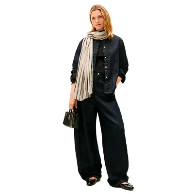 ръкавици,шапки,и,шалове,tommy,hilfiger,aw0aw18049,foulard,blue,(soft,cream)