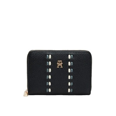 портфейли,и,портмонета,tommy,hilfiger,aw0aw18132,woman,wallet,black,(black)