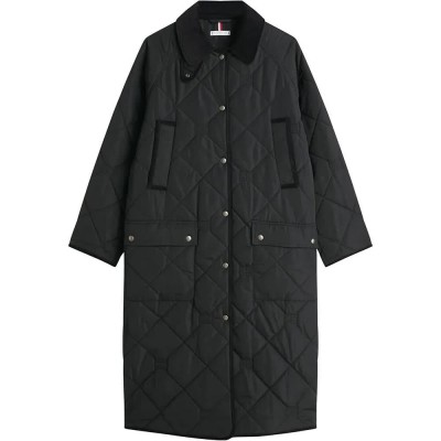 палто,мъжки,якета,tommy,hilfiger,flag,quiltred,padded,coat,black,(black)