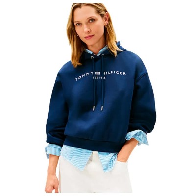 суичър,дамски,блузи,tommy,hilfiger,ww0ww47832,hoodie,blue,(dark,night,navy)