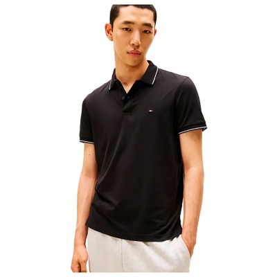 дамски,блузи,с,яка,мъжки,блузи,с,яка,tommy,hilfiger,mw0mw37310,short,sleeve,polo,black,(black)