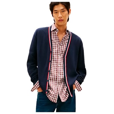 жилетка,мъжки,пуловери,дамски,пуловери,tommy,hilfiger,mw0mw41544,cardigan,blue,(desert,sky)