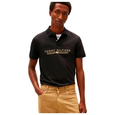 дамски,блузи,с,яка,мъжки,блузи,с,яка,tommy,hilfiger,mw0mw41615,short,sleeve,polo,black,(black)