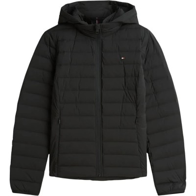 яке,мъжки,якета,дамски,якета,и,палта,tommy,hilfiger,stretch,lightweight,down,jacket,black,(black)
