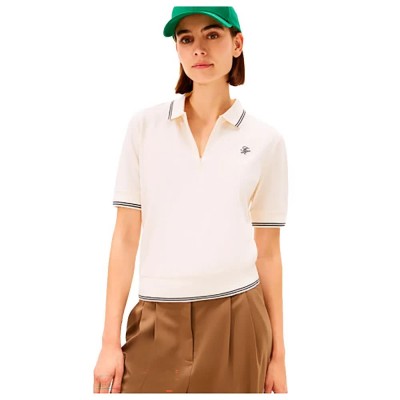 дамски,блузи,с,яка,мъжки,блузи,с,яка,tommy,hilfiger,ww0ww47853,short,sleeve,polo,beige,(calico)