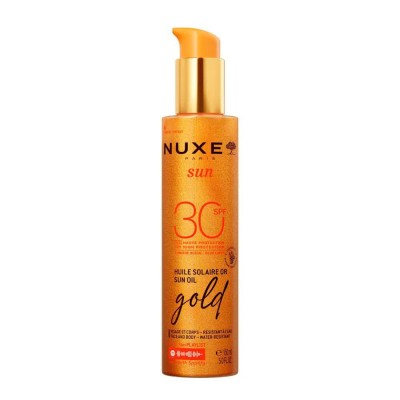 козметика,за,защита,от,слънце,nuxe,sun,huile,gold,spf30,suntan,lotion,golden