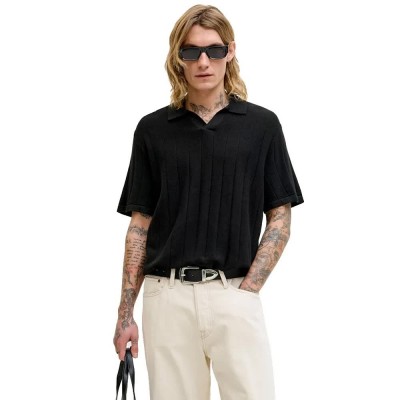 блуза,мъжки,пуловери,дамски,пуловери,jack,&,jones,bradley,short,sleeve,sweater,black,(black)